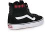 VANS Filmore Hi Guard sneakers zwart wit rood - Thumbnail 8