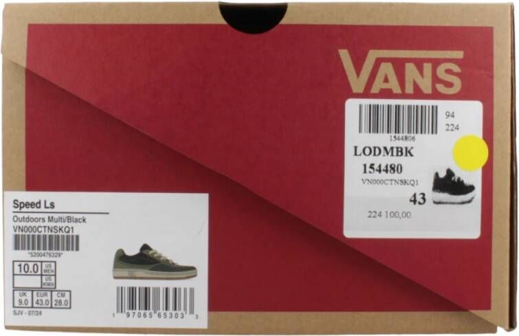 Vans Speed Sneakers Green Heren