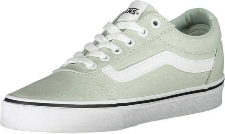 Vans Sportieve Lace-Up Sneaker met Contrastdetails Green Dames