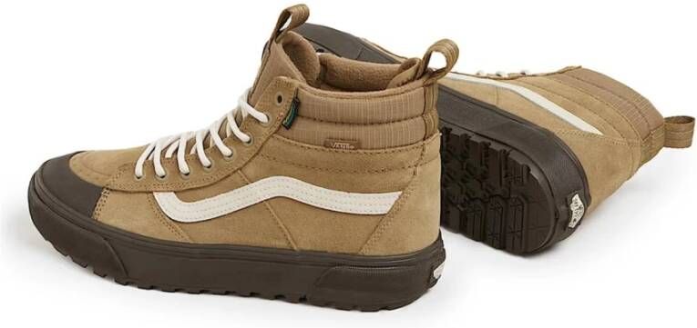 Vans Sportieve Stof Leren Sneakers