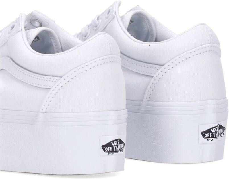 Vans Stackform Wit Lage Sneaker Dames White Dames