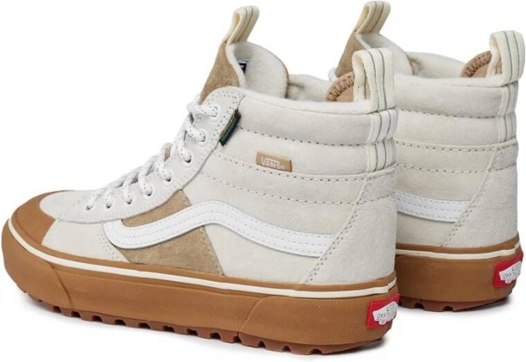 Vans Stijlvolle Leren Sneakers met Rubberen Zool