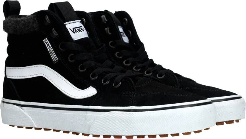 Vans Suède Enkellaarzen met Nepbont Black Dames