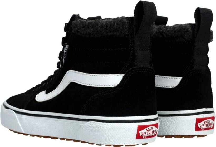 Vans Suède Enkellaarzen met Nepbont Black Dames