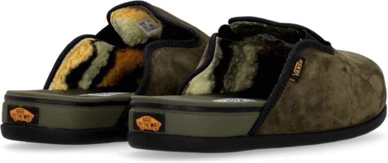 Vans Suede Harbor Mule Olive Black Green Dames