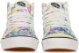 Vans Tie-Dye Hoge Sneakers Orchidee Wit Multicolor Heren - Thumbnail 5