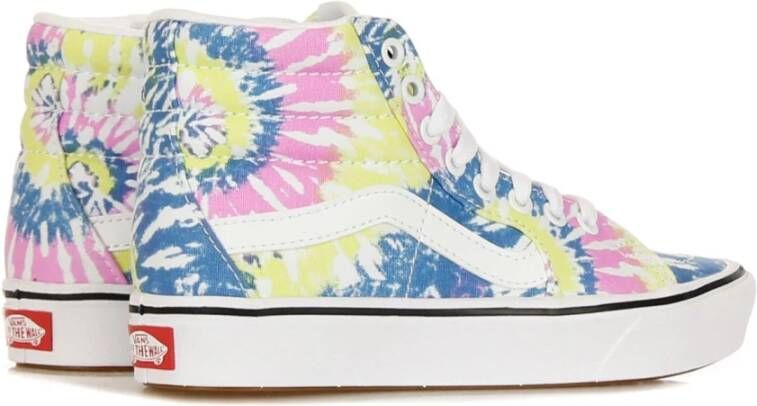 Vans Tie-Dye Hoge Sneakers Orchidee Wit Multicolor Heren