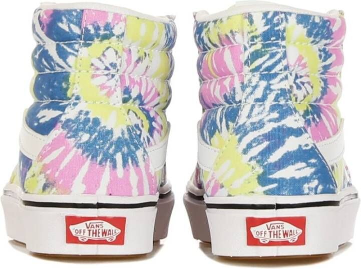 Vans Tie-Dye Hoge Sneakers Orchidee Wit Multicolor Heren