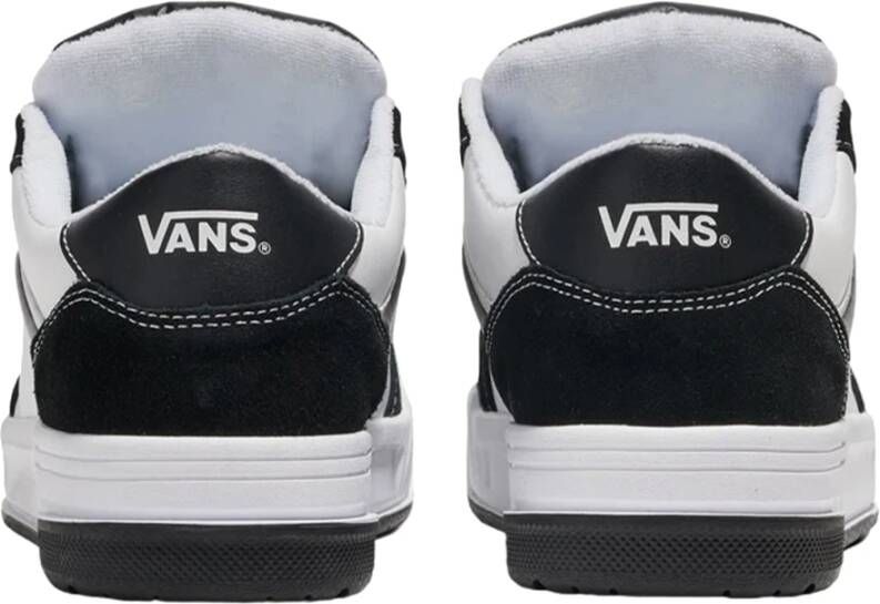 Vans Vintage Skateboard Stijl Leren Sneakers Black Heren