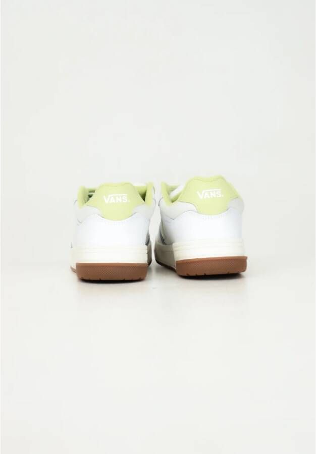 Vans Vintage Wit Lime Sneakers Green Dames