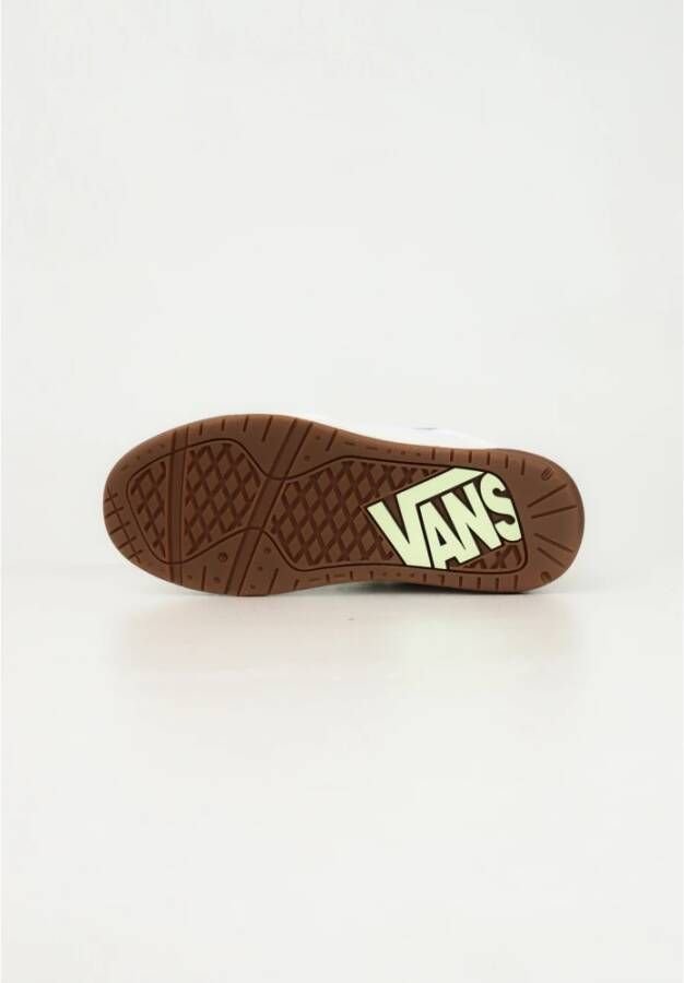 Vans Vintage Wit Lime Sneakers Green Dames
