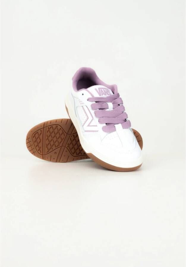 Vans Vintage witte en paarse sneakers Purple Dames