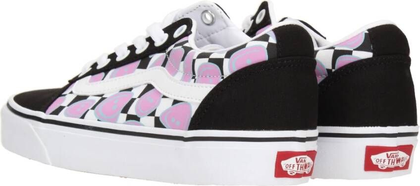 Vans Ward Happy Checkerboard sneaker Meerkleurig Dames