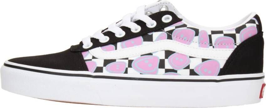 Vans Ward Happy Checkerboard sneaker Meerkleurig Dames