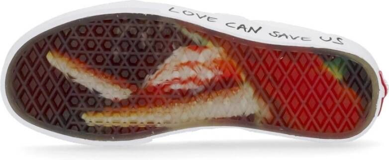Vans Witte Slip-on Sneaker X Sara Lorusso Multicolor Dames