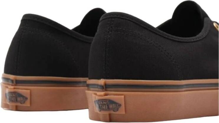 Vans Zwarte Casual Sneakers an Canas Black Heren