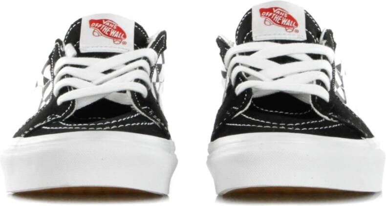 Vans Zwarte lage sneaker met ruitpatroon Black Heren