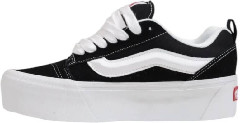 Vans Zwarte Leren Vetersneakers