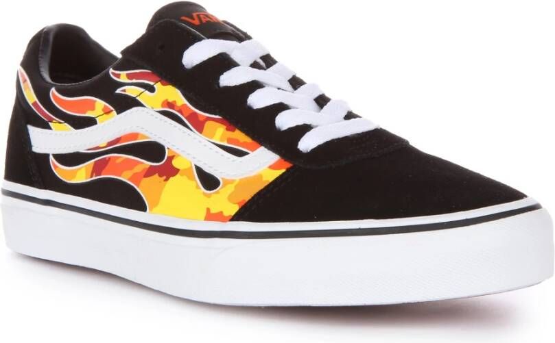 Vans Zwarte Vlam Skate Sneakers Multicolor Dames