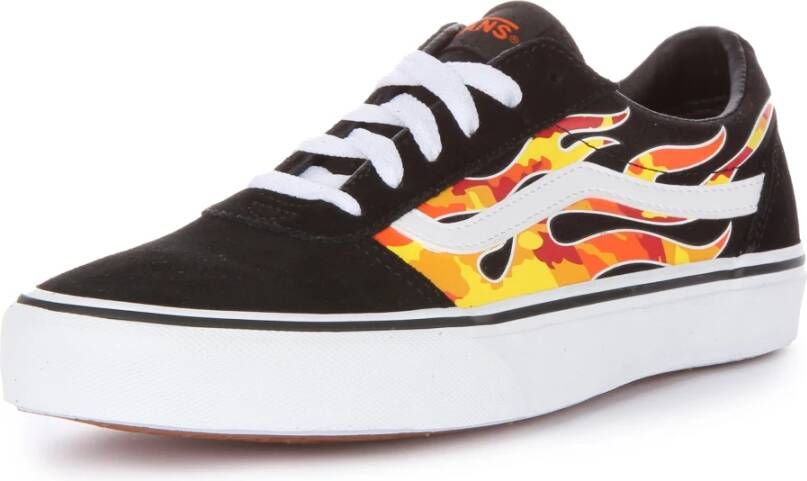 Vans Zwarte Vlam Skate Sneakers Multicolor Dames