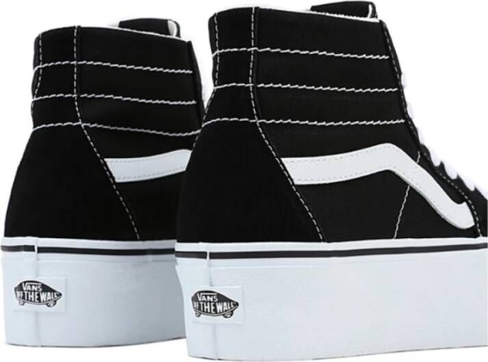 Vans Zwart Wit Tapered Skate Schoenen Black Unisex