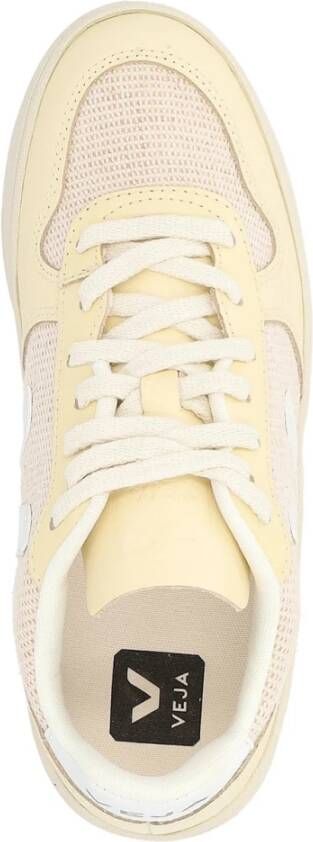 Veja Beige J-Mesh V-10 Sneaker White Dames