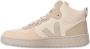 Veja Beige Leren High-Top Sneakers Multicolor Dames - Thumbnail 3
