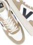 Veja Witte leren herensneakers met bruine suède inzetstukken Wit - Thumbnail 12