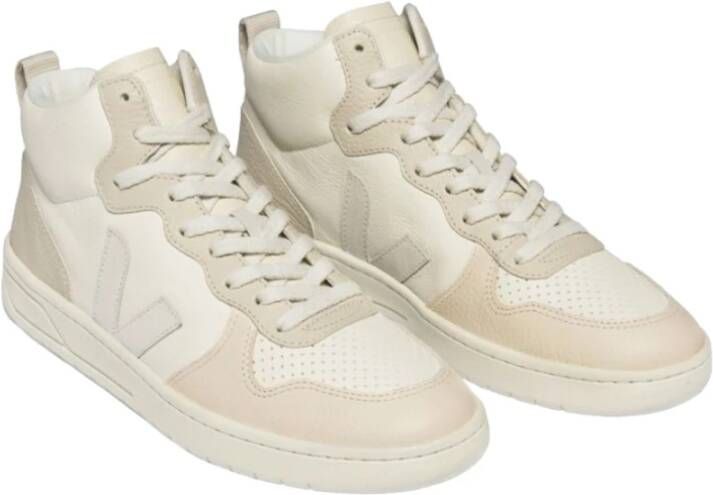 Veja Beige Sneakers V-15 Stijl Multicolor Dames