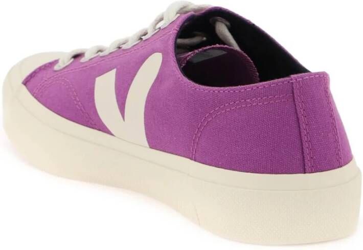 Veja Biologisch Katoenen Lage Sneakers Purple Dames