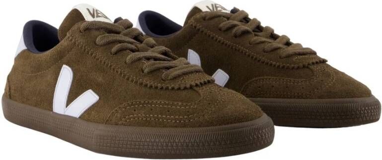 Veja Bruin Leren Volley Sneakers
