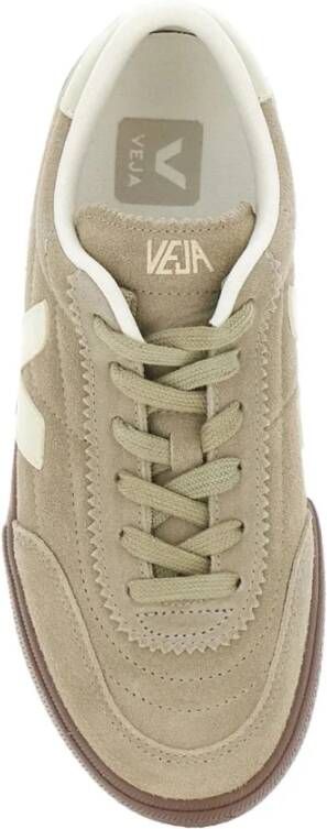 Veja Bruine Leren Sneakers met Biologische Materialen