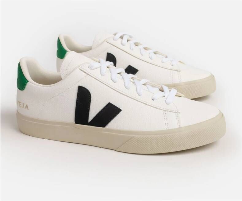 Veja Campo Chromefree Leren Sneakers Wit Heren