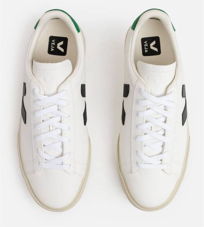 Veja Campo Chromefree Leren Sneakers Wit Heren