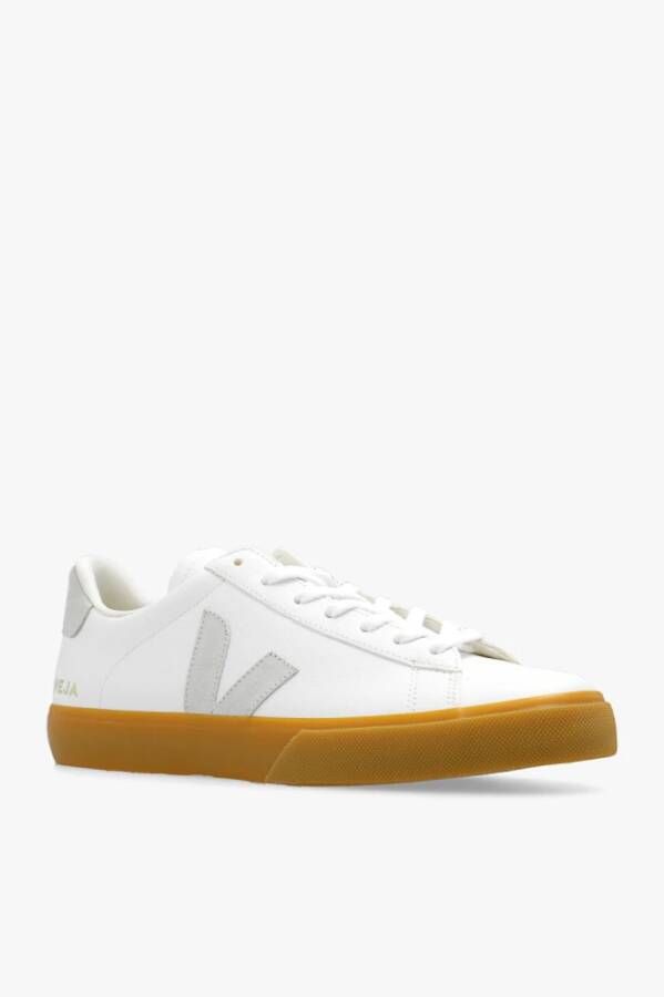 Veja Campo Chromevrije leren sneakers White Heren
