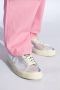 Veja Zilveren Leren Sneakers Ronde Neus Model Gray Dames - Thumbnail 14