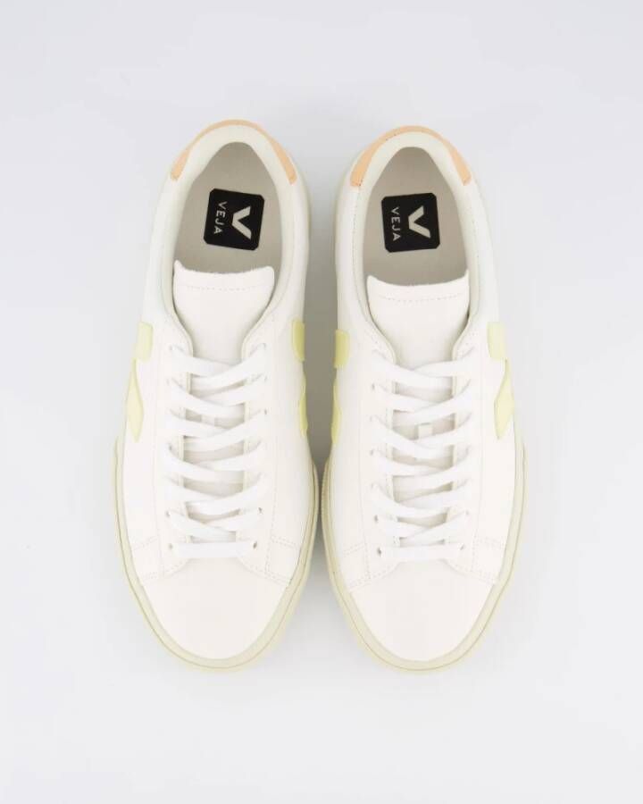 Veja Campo Sneaker Wit Zonsondergang Leer White Dames