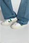 Veja Groene Leren Sneakers met Logo Detail White - Thumbnail 12
