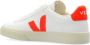 Veja Leren Logo Sneakers Vetersluiting Ronde Neus White - Thumbnail 14