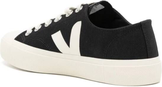 Veja Canvas Sneakers met Logo Print Black Dames