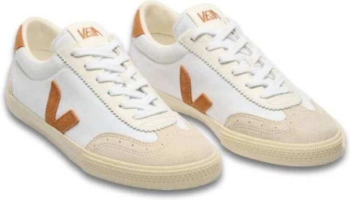 Veja Canvas Sneakers Oranje Details White Dames