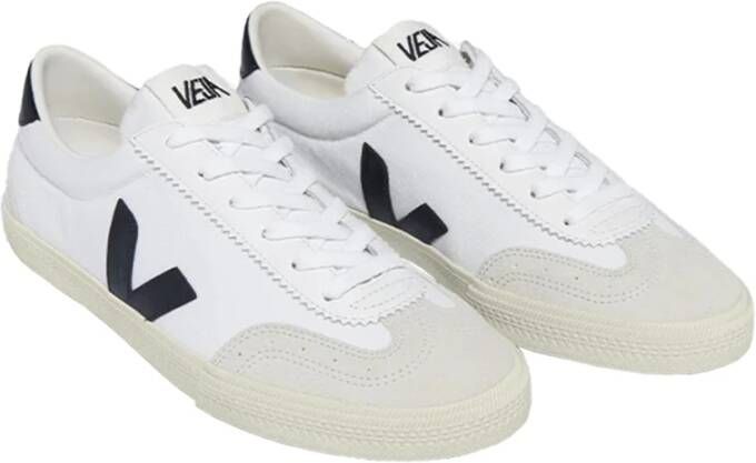 Veja Canvas Sneakers Volley Style White Dames
