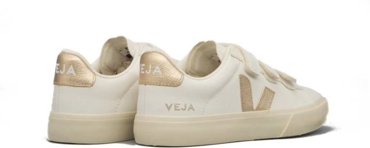 Veja Chroomvrije Leren Sneakers Recife Logo White Dames