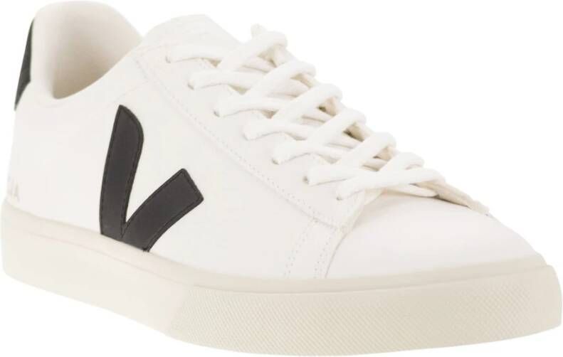 Veja Chroomvrije leren sneakers White Heren