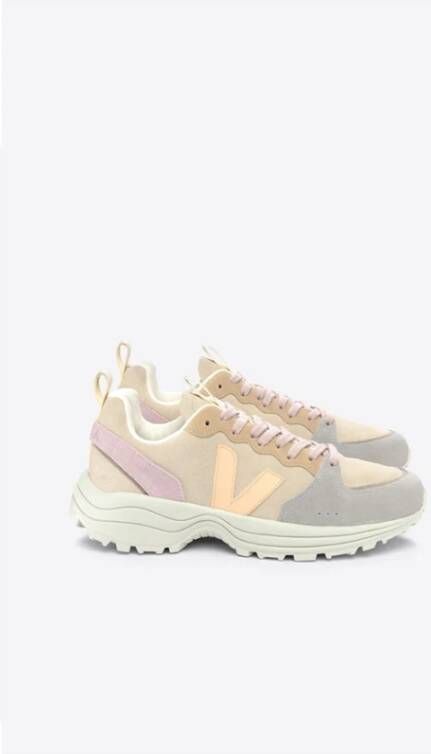 Veja Chunky Suede Almond Peach Sneaker Beige Dames