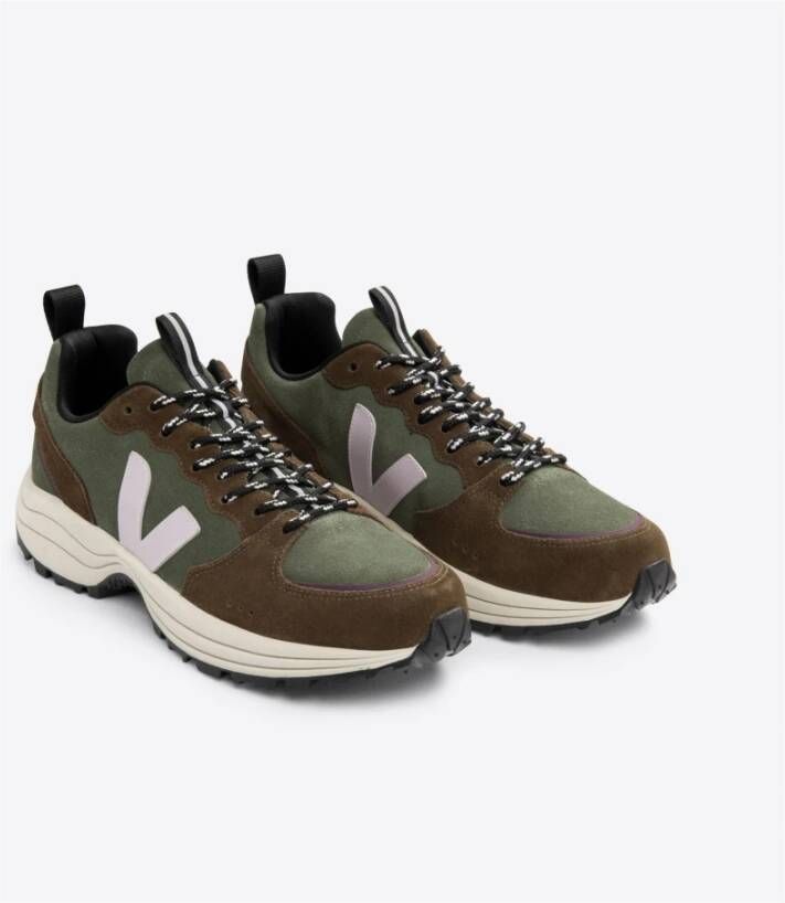 Veja Chunky Suede Sneakers Green Dames