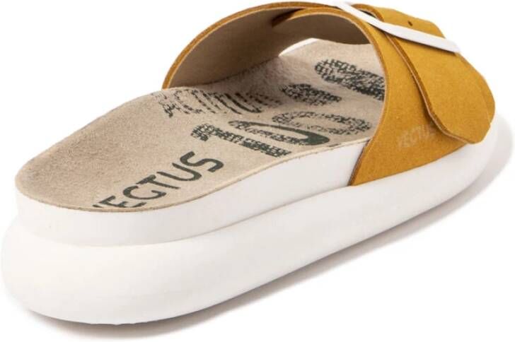 Veja Comfortabele Zomer Sandalen Mosterdgeel Yellow Dames