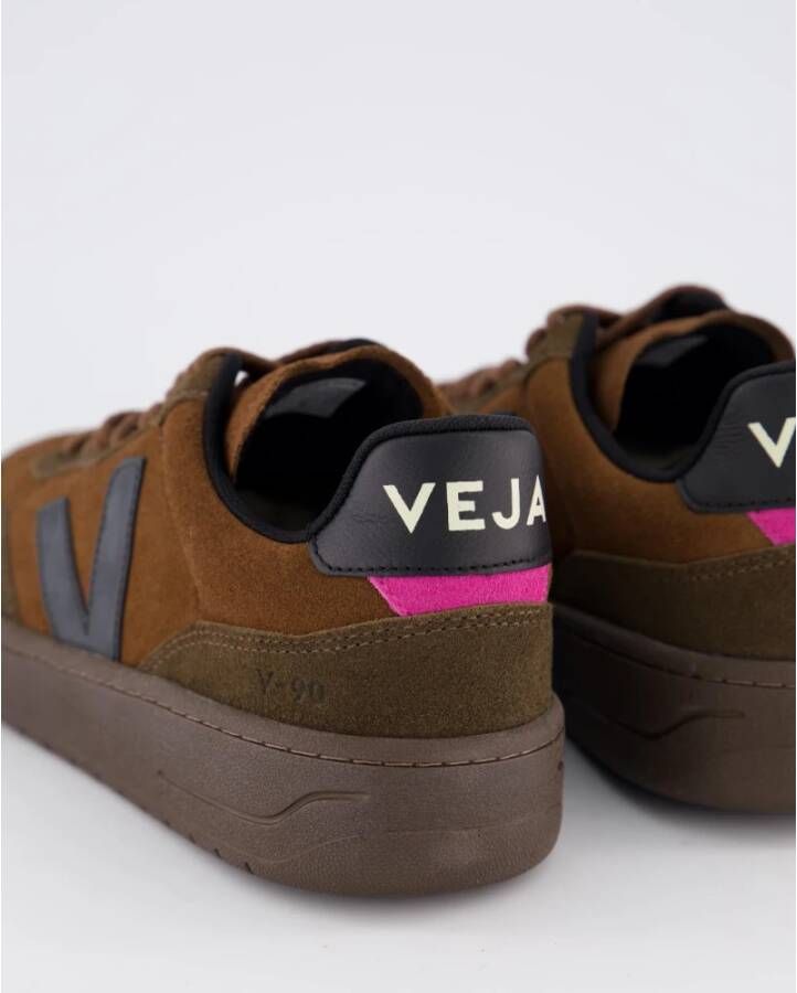 Veja Dames V-90 Sneakers Brown Dames