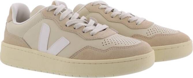 Veja Dames V90 Sneaker Leer Beige Dames