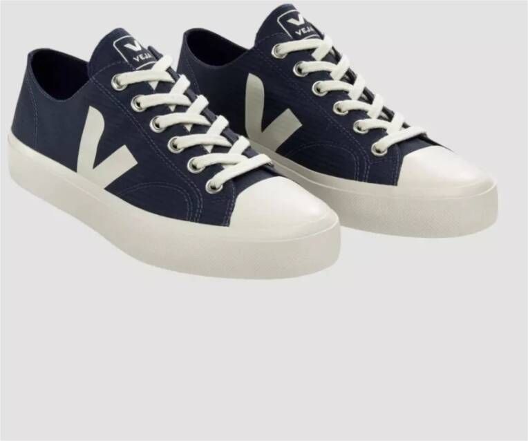 Veja Donkerblauwe Canvas Sneakers Blue Heren